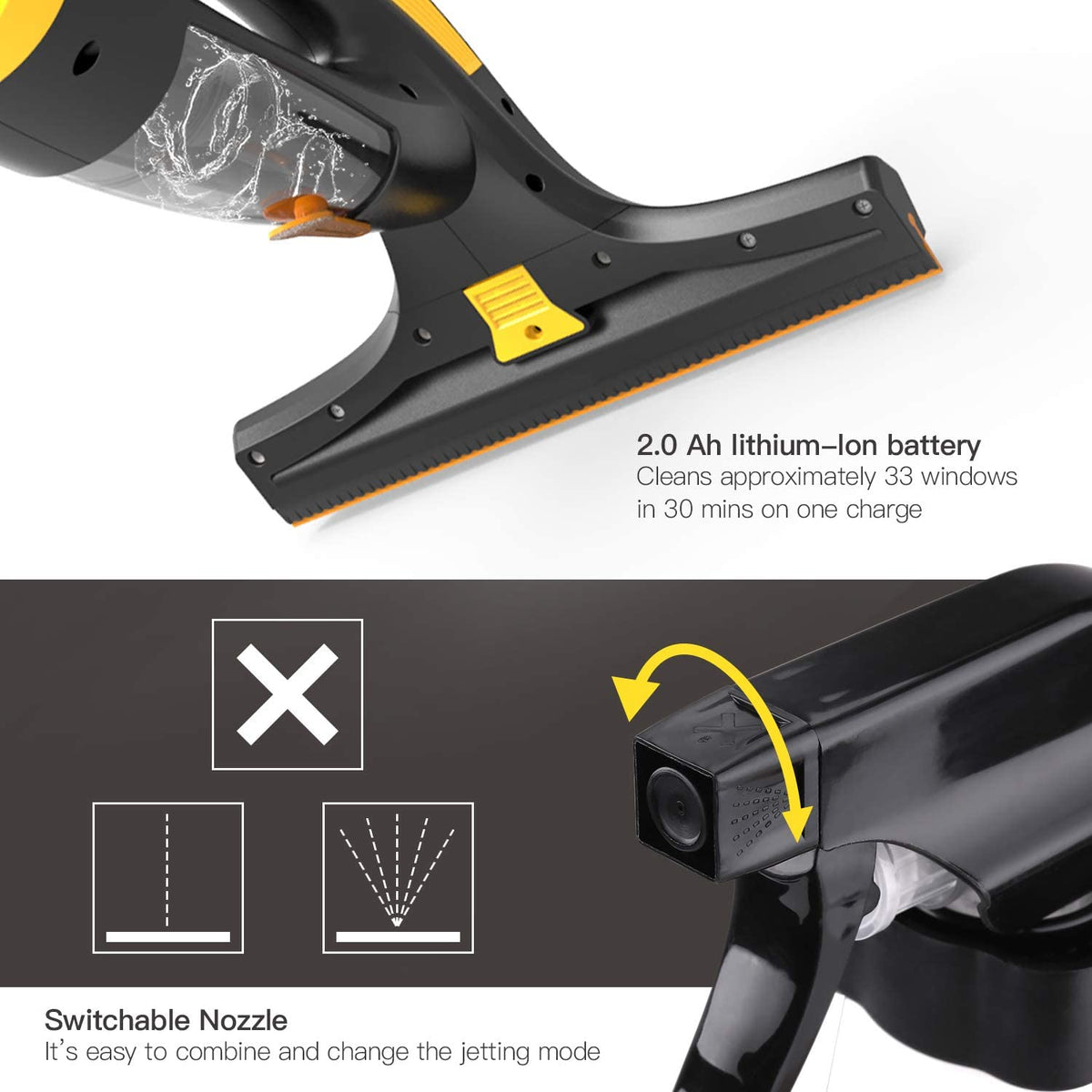 Window Vacuum, Rechargeable Window … curated on LTK